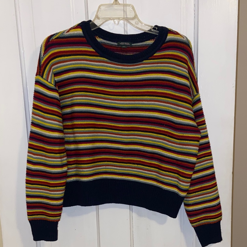 Wild Fable Multicolor Striped Sweater